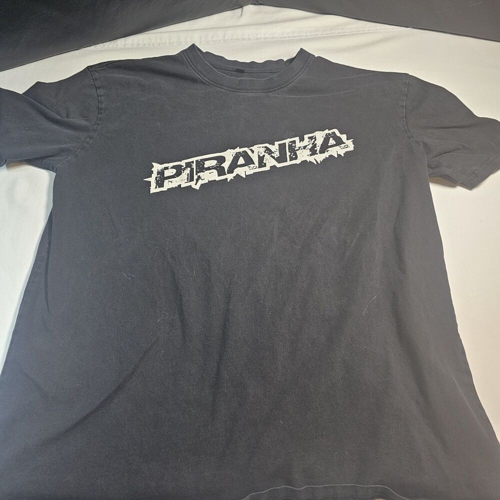 Piranha T Shirt Black Extra LARGE